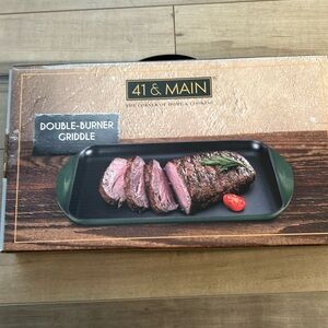 Double burner griddle